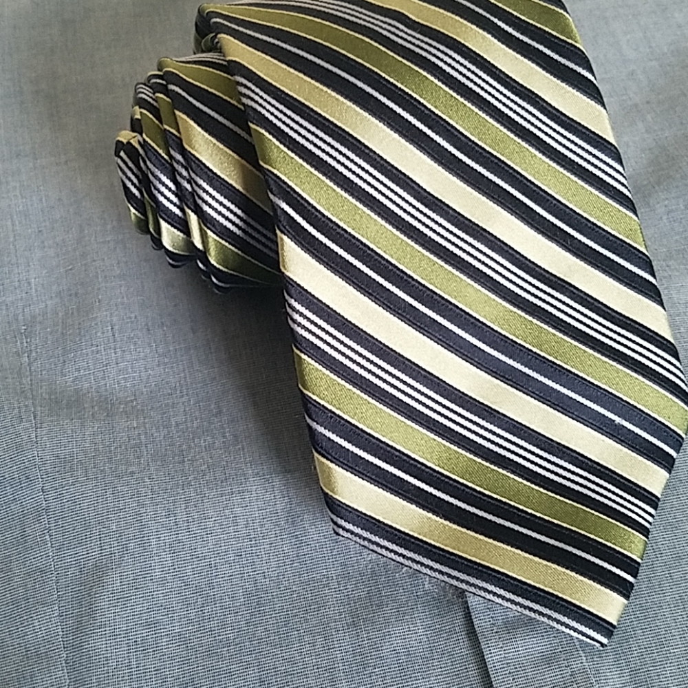 Striped tie